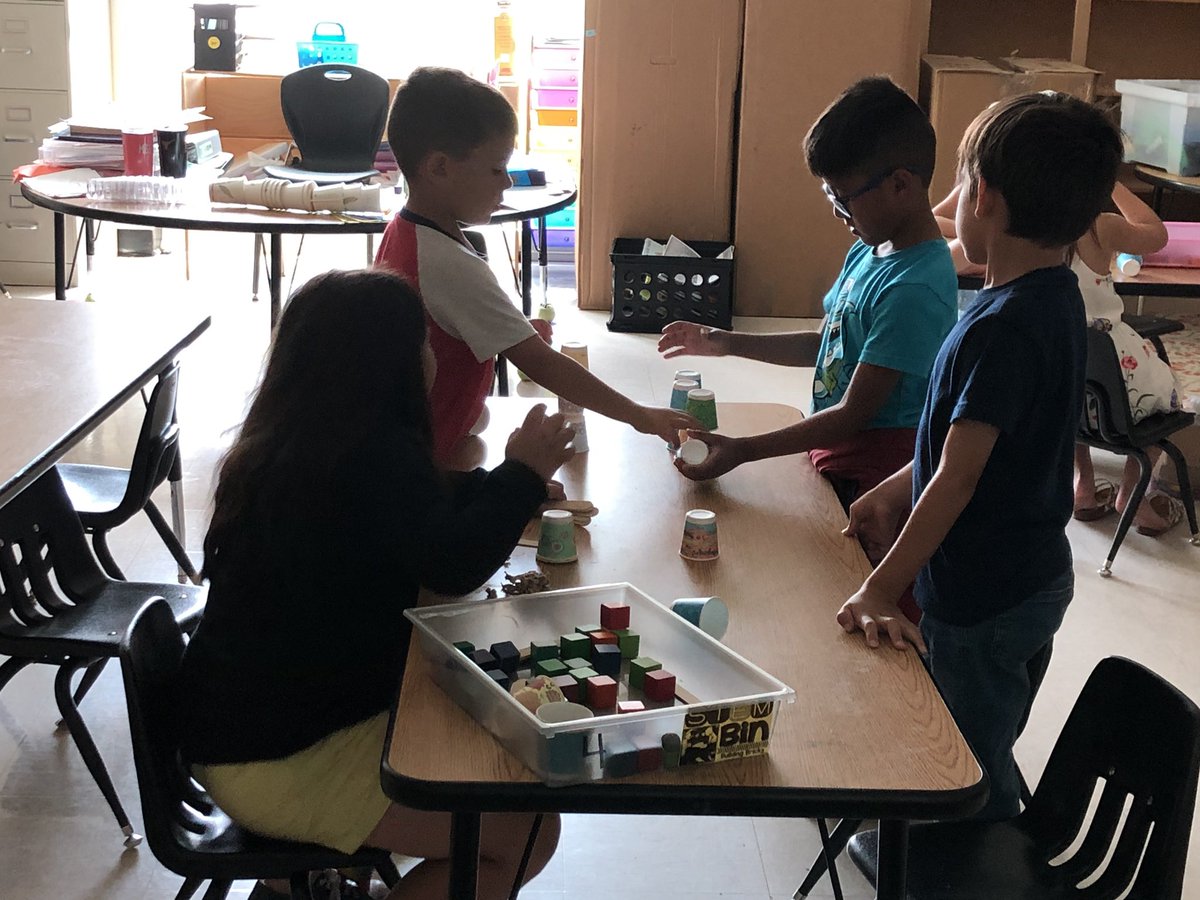 candacebyler's tweet photo. What we’re doing in Miss Byler’s class with 3 and a half days left — STEM Challenges! 😍 @FEScomal https://t.co/zI8Jcf1bzz