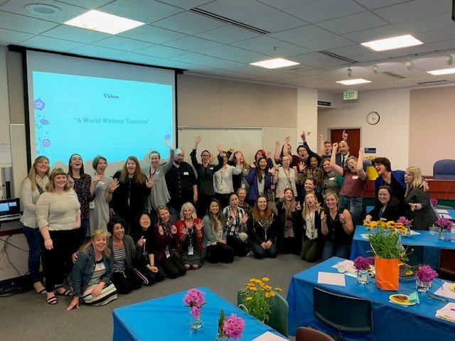 Renton_Schools's tweet photo. @Renton_Schools celebrated our first-year #teachers. They say what they learned in their school &amp; #classrooms wasn’t offered in college and comes only w/help &amp; support of coworkers, instructional coaches &amp; school/district leadership. #RSDPride https://t.co/C79cDPhqZD