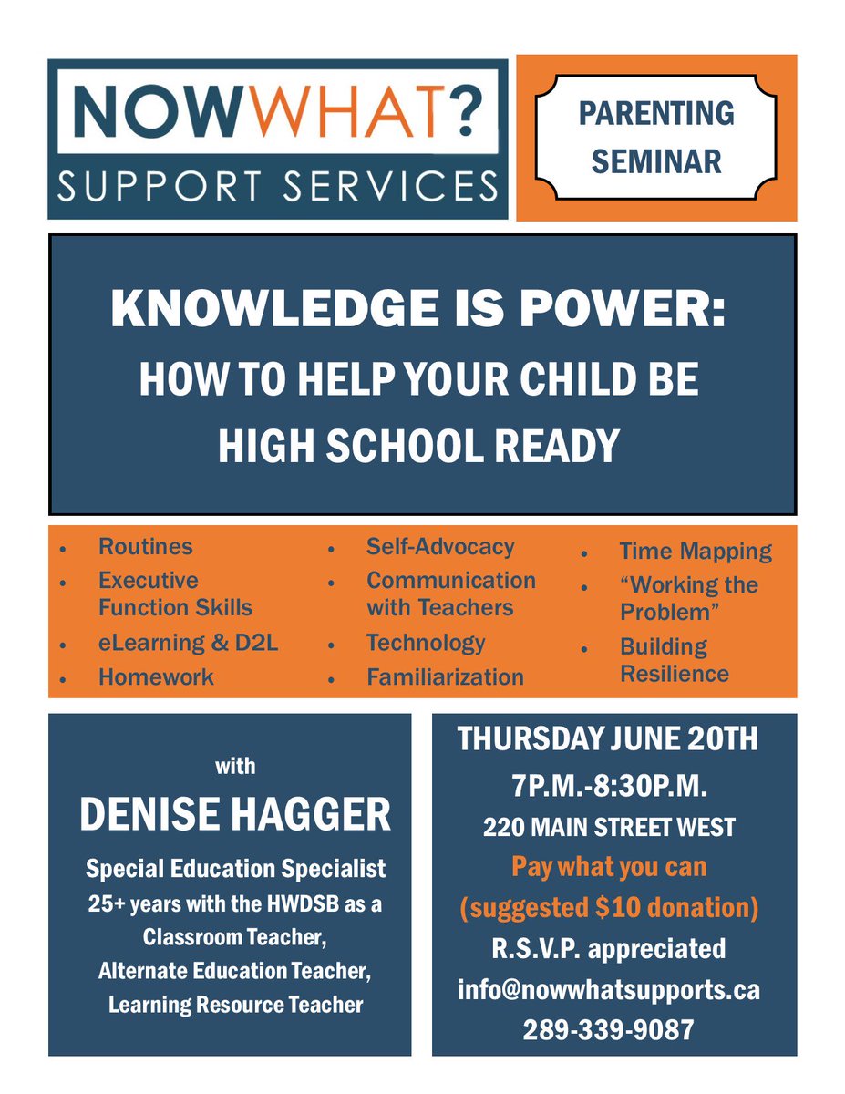 NowWhatTweets's tweet photo. For parents of 8th graders (public or private boards)! Help your child be high school ready! https://t.co/1s1JC48c1s