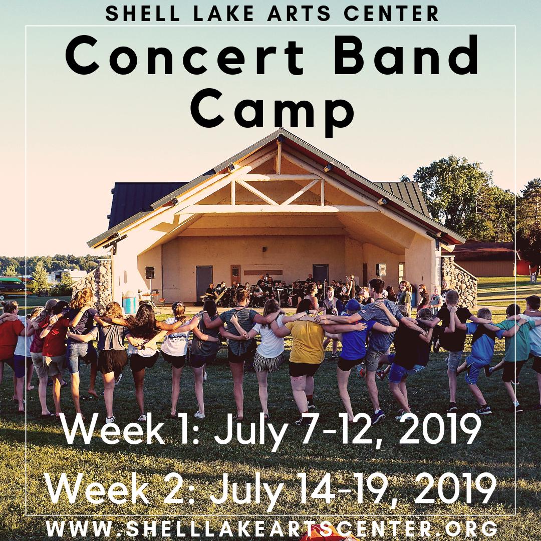 ShellLakeArts's tweet photo. "The teachers and conductors are better than I can describe!" - 2018 Concert Band Camp Student
Join us for one or both weeks of musical fun and learning at the lake this summer during Concert Band Camp: Week 1 - July 7-12 and Week 2 - July 14-19! There is still time to sign up! https://t.co/sg1Z0b9QB0