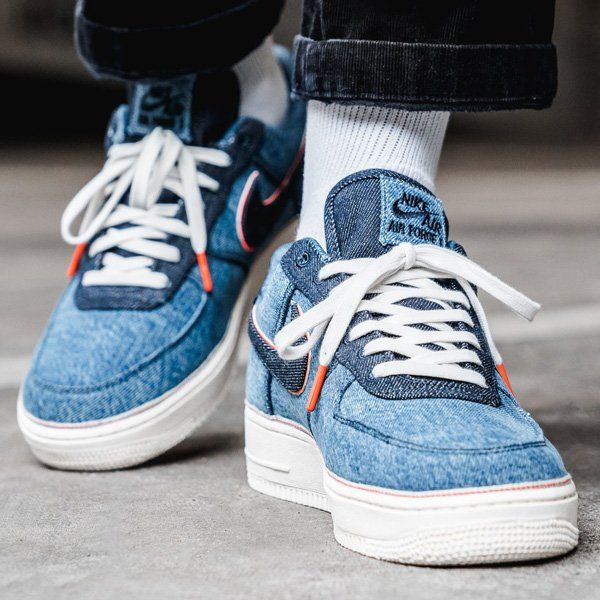 stonewash blue air force 1