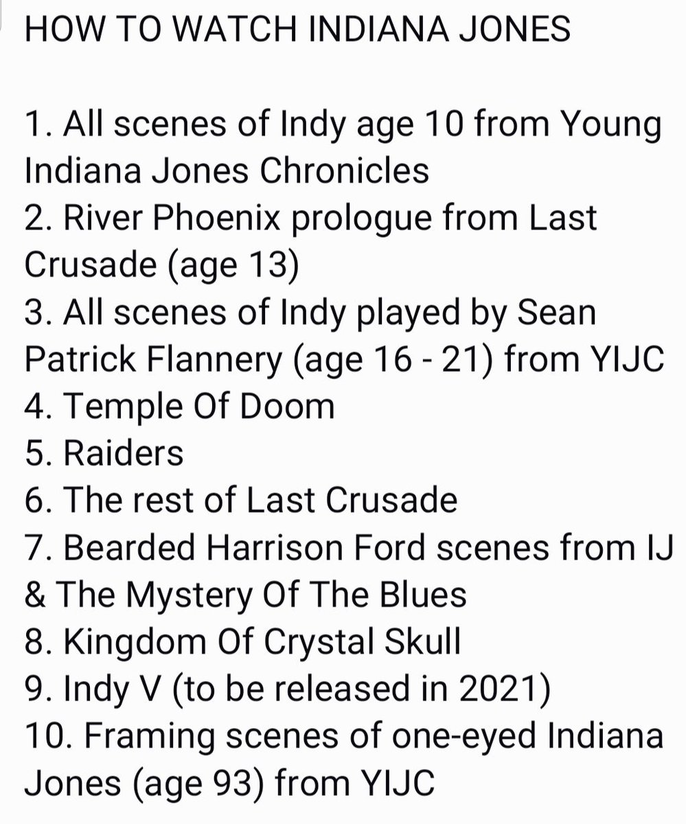 Complete Indiana Jones Movie Timeline