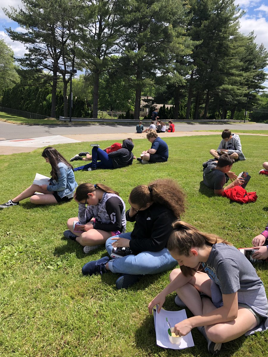 CooperHistory8's tweet photo. Great way to kick off summer reading. Thanks Paul Volponi! #WeAreMcGee https://t.co/o1kQL8Amkn
