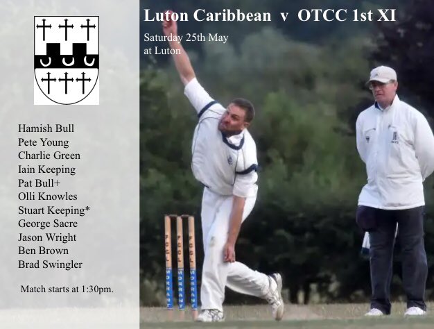 olney_cc's tweet photo. 🚨 TEAM NEWS!!! 🚨
The 1st XI travel to newly-promoted Luton Caribbean tomorrow looking to avenge last weekends narrow defeat at home to league leaders Elstow 💪🏻 #OTCC #YouO’s https://t.co/H0hM6AiKZW