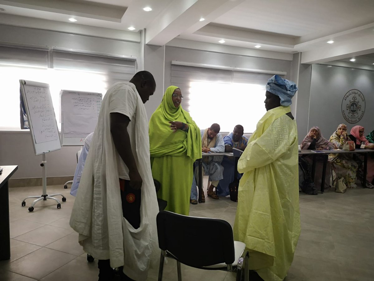 llungarotti's tweet photo. 35 travailleurs sociaux formes a l'inclusion des enfants migrants dans le systeme de protection de l'enfance grace qu financement @UEMauritanie et a l'engagement du Ministere des Affaires Sociales, Femme et Famille #Mauritanie #ForMigrants https://t.co/VSp7Gt5ZYo