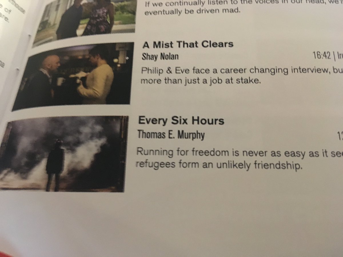 Jeremyonwine's tweet photo. Bravo #TomMurphy #DanSimpkins & #AmyGillies amongst many others for your work on #EverySixHours screening @FastnetFilmFest #Schull #Ireland https://t.co/V9Dg31hiNI