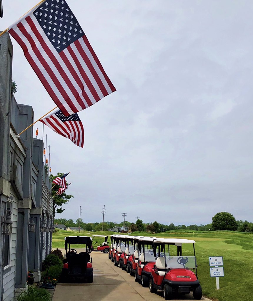 stonehenge_golf's tweet photo. Getting ready for a beautiful holiday weekend at #StonehengeGolf! Memorial Day gets our Monday discounted rate of just $35 for 18 holes &amp; a cart! 🇺🇸⛳️ https://t.co/1RrMGzlheQ