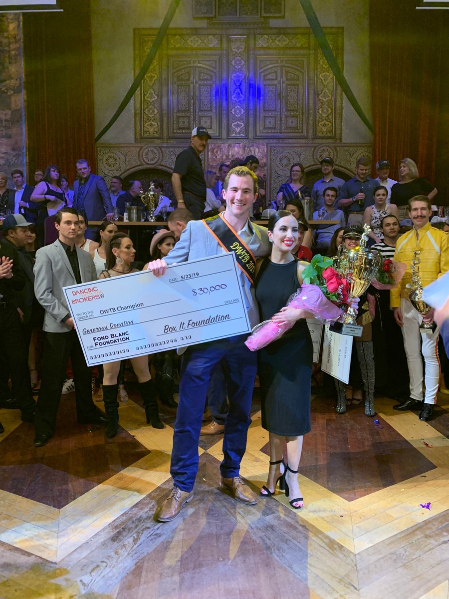 SavillsNA's tweet photo. Congratulations to #Savills Cullen Hurley for winning the 2019 Dancing with the Brokers event. Cullen won $30,000 for @FondBlanc_Haiti. https://t.co/pKDnMGfLsi
