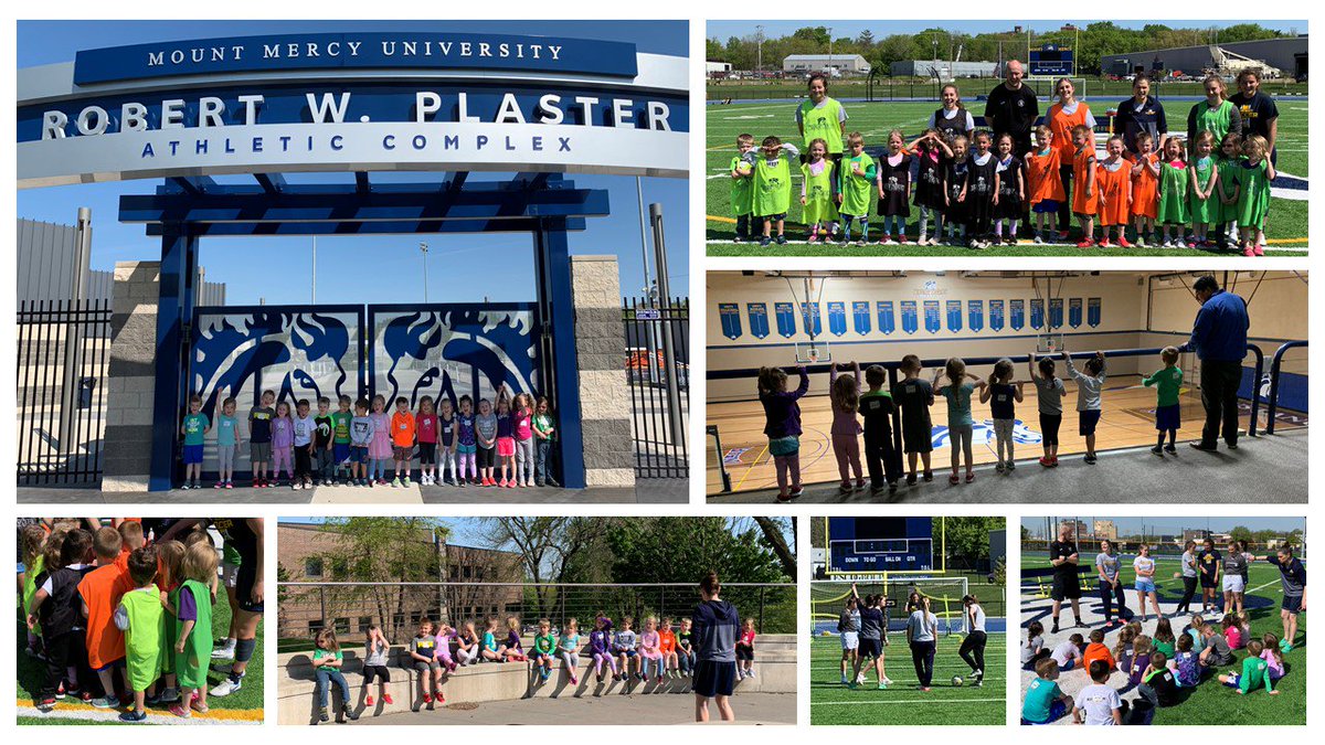 Thank you again to our preschool friends who joined us for some campus exploring and soccer fun last week! ❤️⚽️ @StMattsCatholic <a href="/XavierSaints/">Xavier High School</a> <a href="/MountMercy/">Mount Mercy University</a> <a href="/Go_Mustangs/">Mount Mercy Mustangs</a> #futurejaguars #futuresaints #futuremustangs