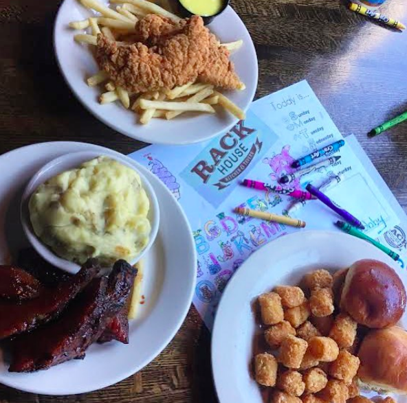 🇺🇸 Happy Memorial Day Weekend! Let us do the cooking &amp; come get your BBQ fix at Our House.🍦Just for Kids this Memorial Day: Enjoy a FREE ice cream &amp; beverage w/ a purchase of every kid’s meal.
🍴 <a href="/RackHouseTavern/">Rack House Kitchen</a> is OPEN w/ regular hours this weekend &amp; on Memorial Day.