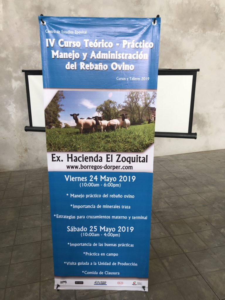 A invitación de <a href="/DorperZoquital/">Dorper El Zoquital</a> asistí a la inauguración del IV Curso de manejo ovino, en el que participaron ovinocultores de Baja California, Coahuila, Edomex, Guanajuato, Queretaro, Michoacán, Tlaxcala, Veracruz, Campeche, Puebla e Hidalgo