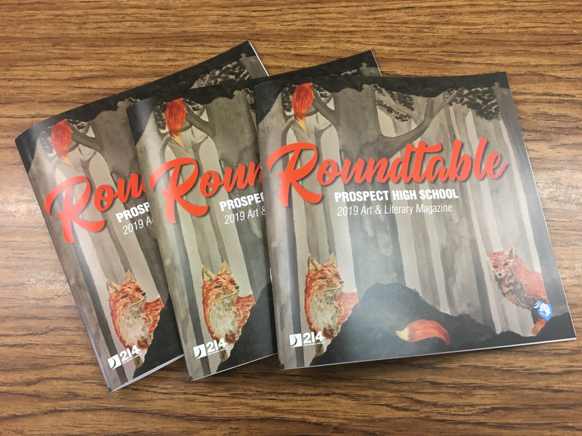 PHS_roundtable's tweet photo. Swing by 157 or email Mr. Andrews to purchase a copy of this year's Roundtable! michael.andrews@d214.org.  $5 each https://t.co/pjTB7tljwg