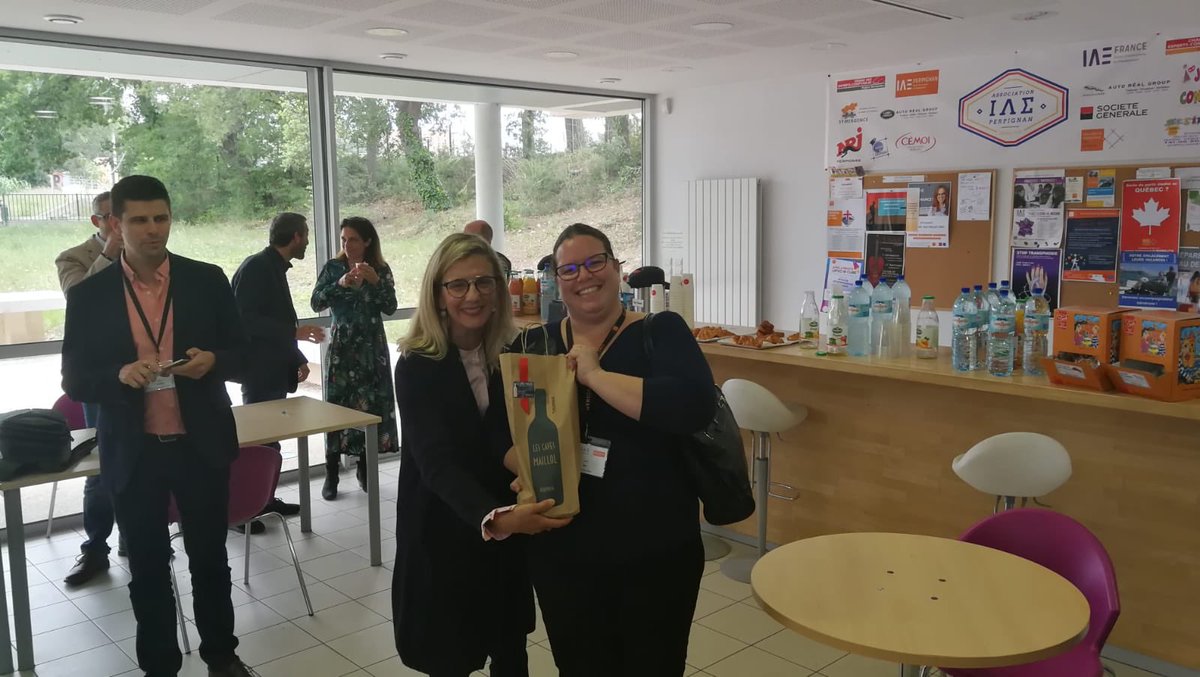 Fin de la conférence #afmat2019 <a href="/AFMaTorg/">AFMaT</a> !! Merci à tous les conférenciers et bravo <a href="/BilaSolene/">Solene Bila</a> qui a remporté le prix du meilleur tweet! Rendez vous à #Montreal #afmat2020