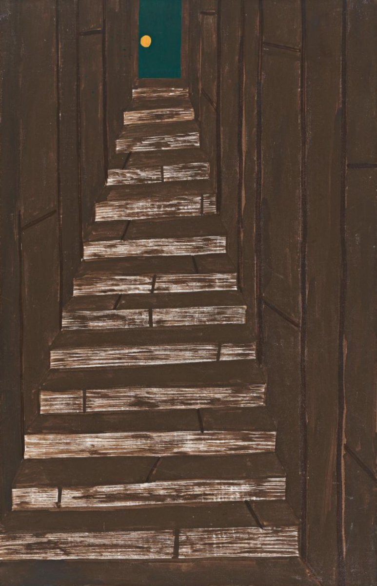 "Industries boarded their workers in unhealthy quarters. Labor camps were numerous."#46, Great Migration Series, 1941Jacob LawrenceMOMA