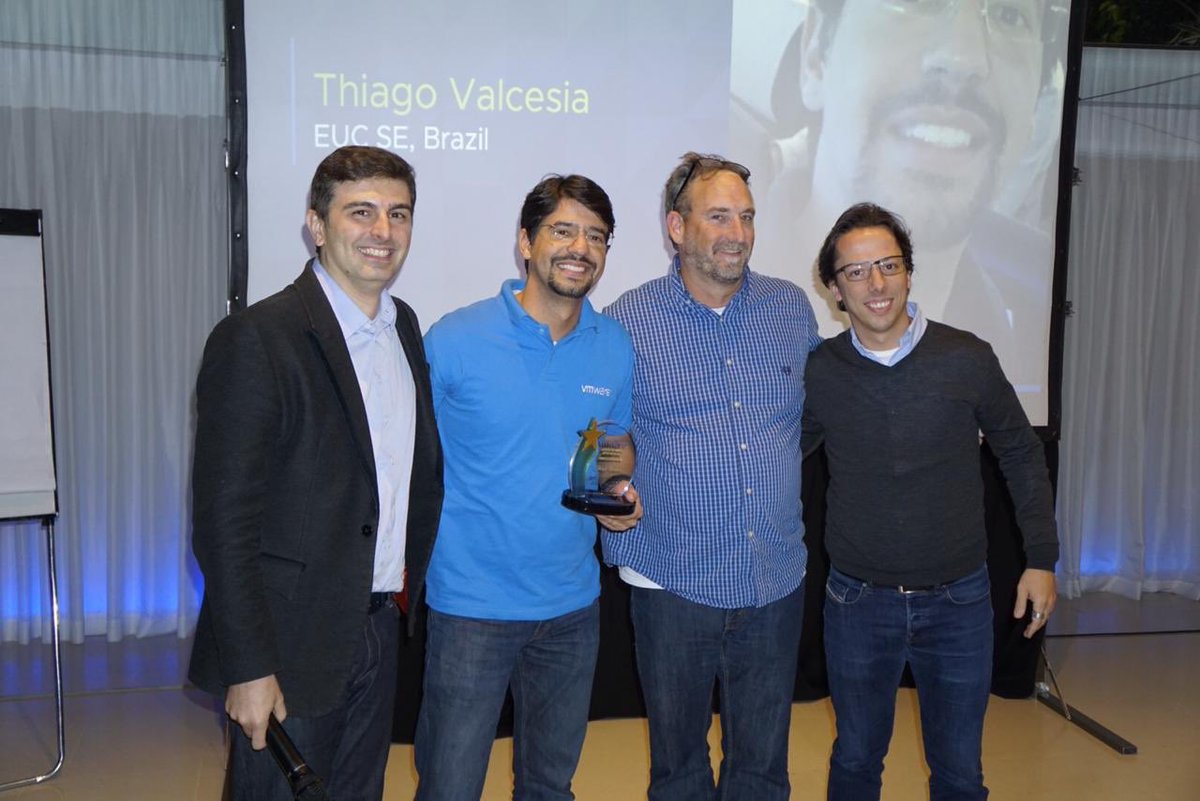 valcesia's tweet photo. Was an amazing week into #LatamSEweek in Argentina. Delightful for being recognized with technical expert award among so many bright minds in SE organization in Latin America. Keep pushing the #WorkspaceOneUEM message and how #digitalworkspace transforms you and your work! https://t.co/knOLZfTJ59