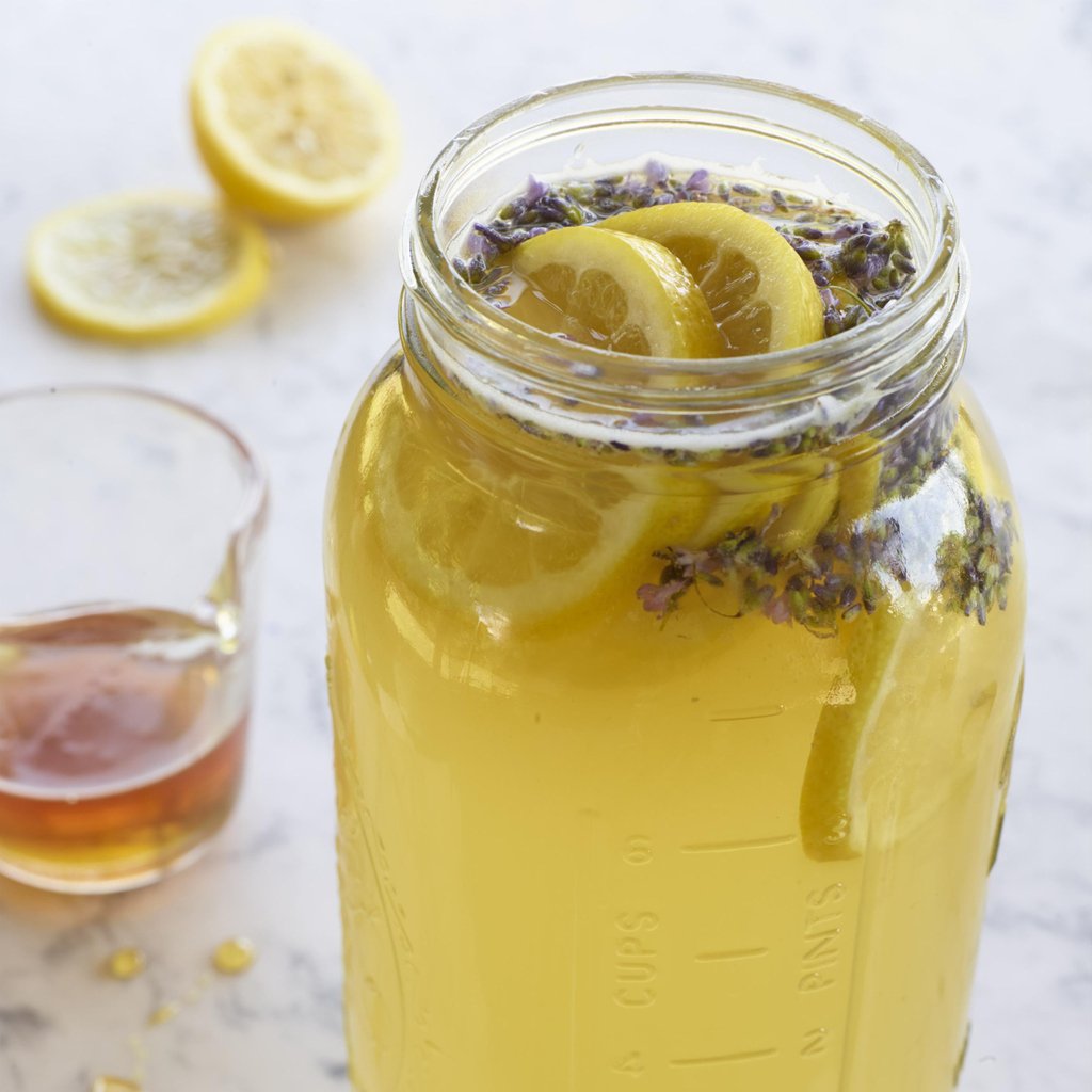 This flowery, slightly sweet drink from @thymeherbal is a cross between soda and #lemonade. The carbonation is a by-product of the #NaturalFermentation process, a sign that the fizz is active and alive! Get this recipe going for the warm days ahead. bit.ly/SparkleSip