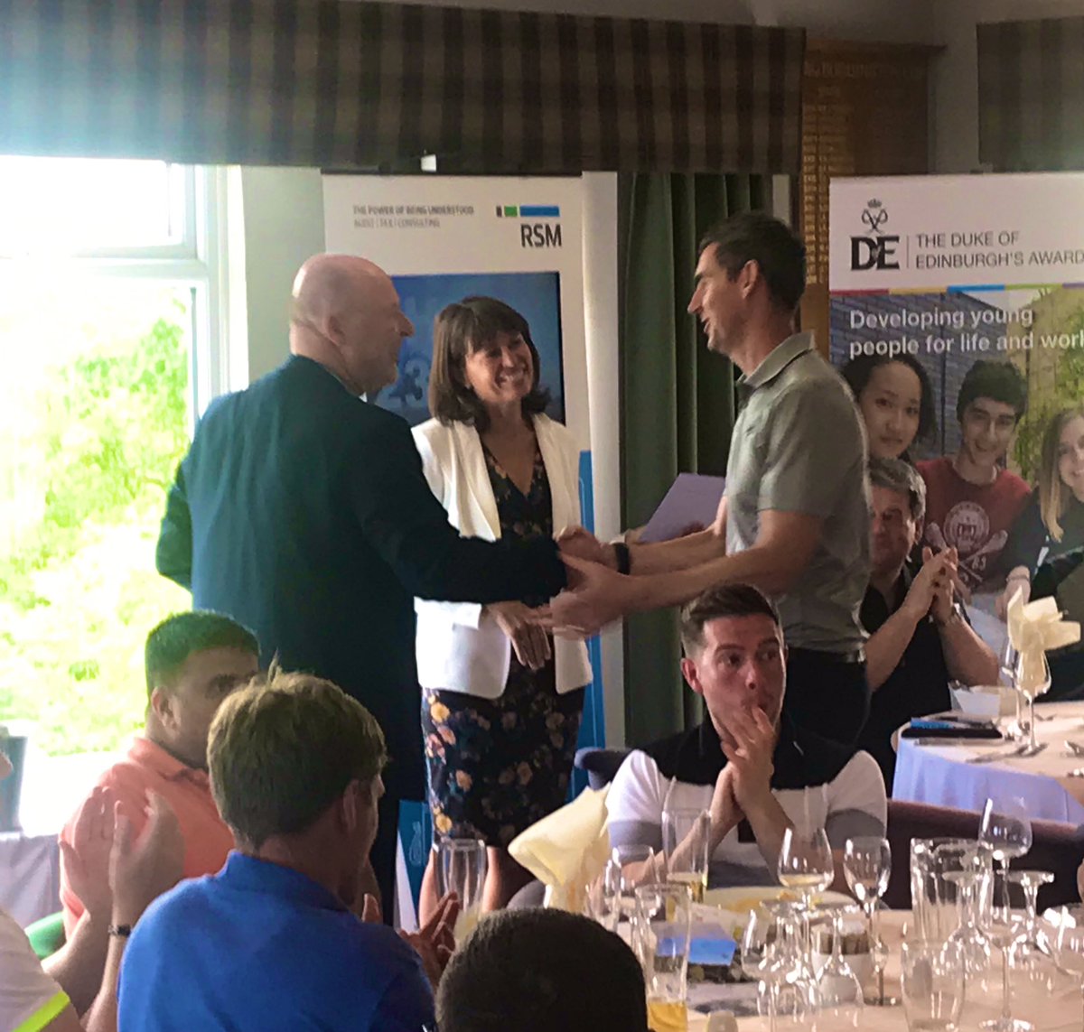 LisaAltyRSM's tweet photo. Thank you to all our guests and the team @TheWilmslowGC who made our @RSMUK #NorthWest golf day such a success - and for raising money to support the incredible work of @DofE. Not a bad way to start the weekend 👏🏼 https://t.co/ZCRlTxA67C