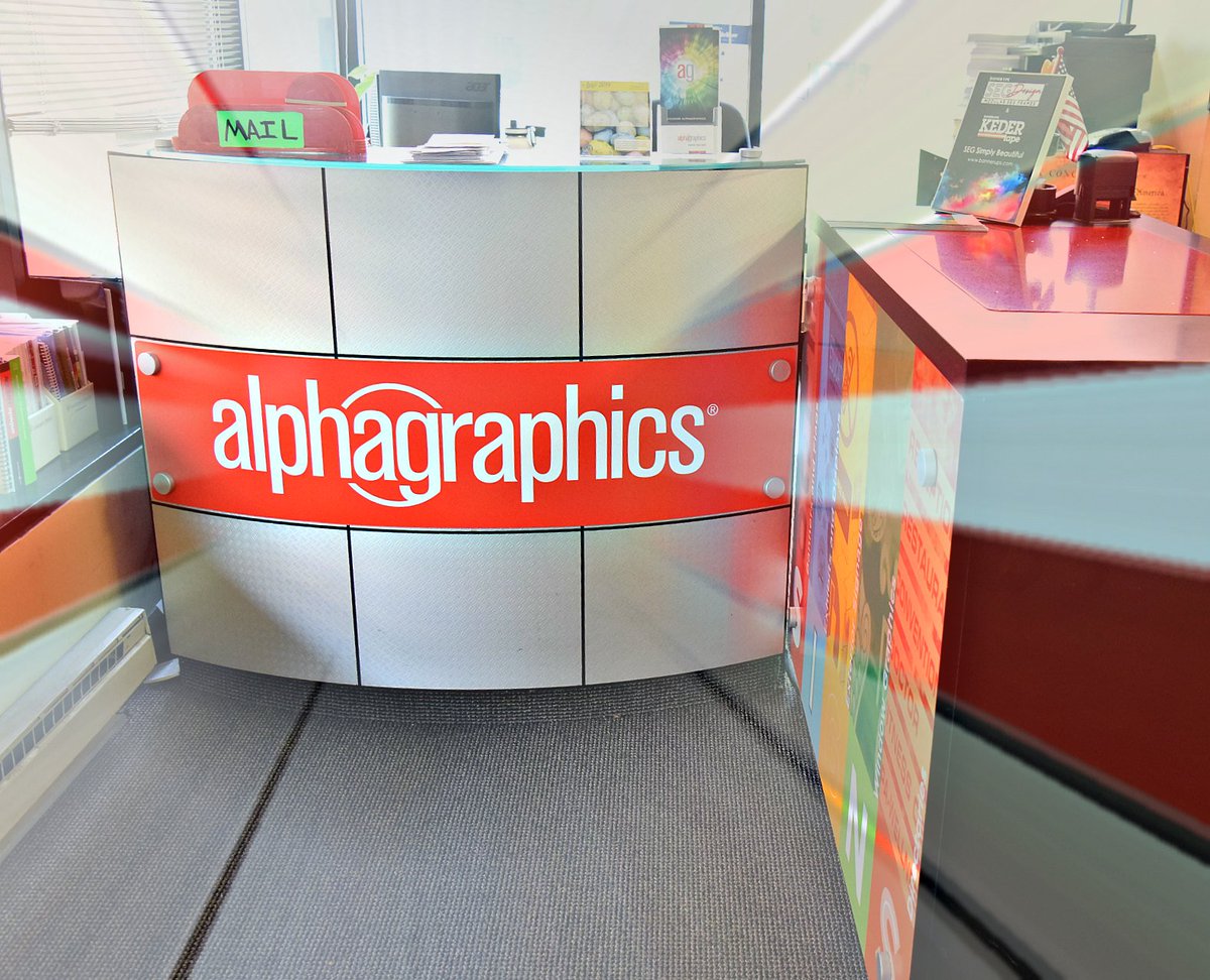 Allow us to Introduce you to the AlphaGraphics support areas.  From our front desk to in house printers and binders we get the job done from beginning to end. Marketing and print Get your business Noticed and Get Business Done.  ow.ly/3XFr50up0iW