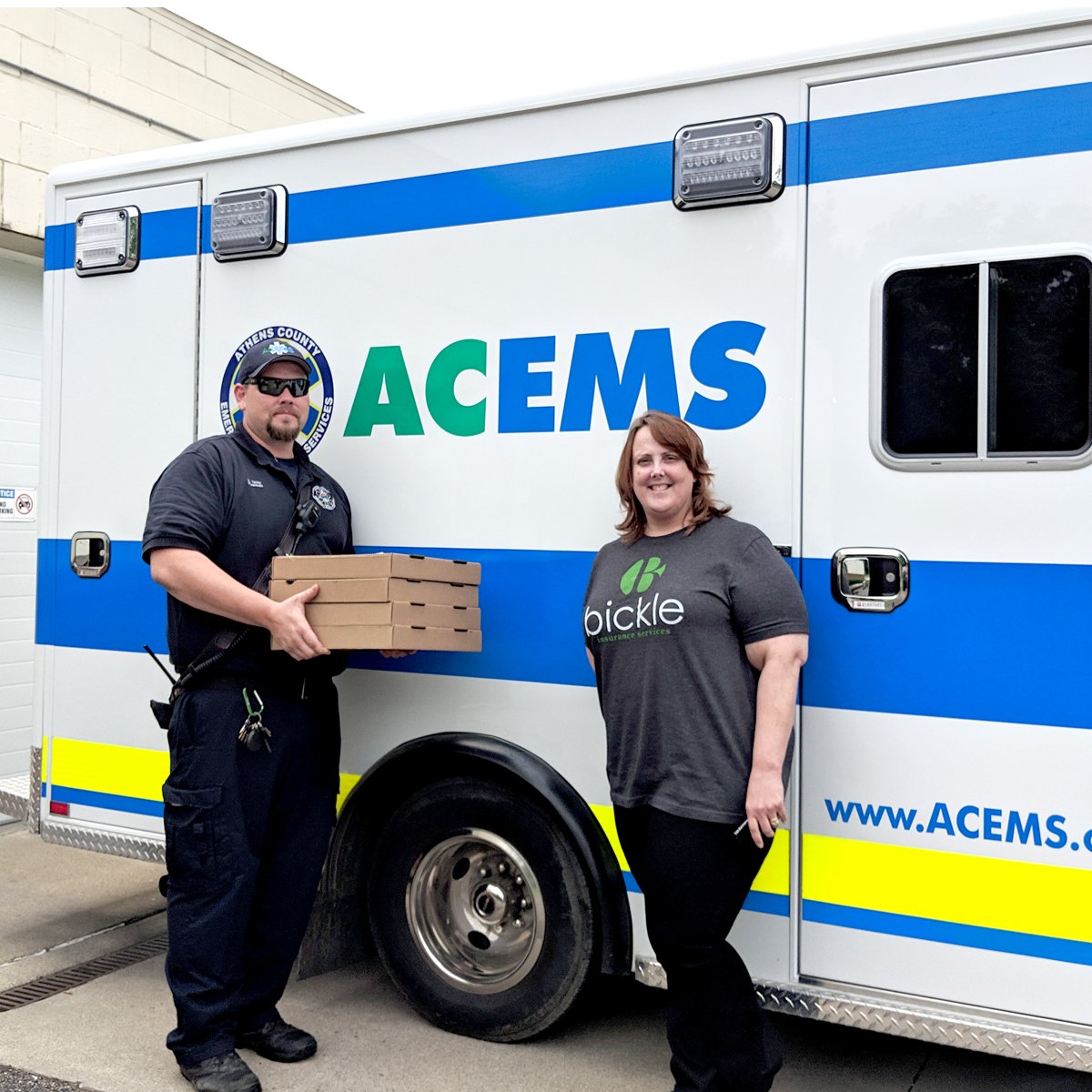 BickleInsurance's tweet image. Happy #EMSweek! To show our appreciation for the Athens County EMS Paramedics and EMTs, lunch for the Station 1 crew was on us today! We delivered Avalanche Pizza for them to enjoy. We thank you for your hard work and dedication! 🚑🙌❤️ #athenscountyems #EMSweek2019 #athensohio