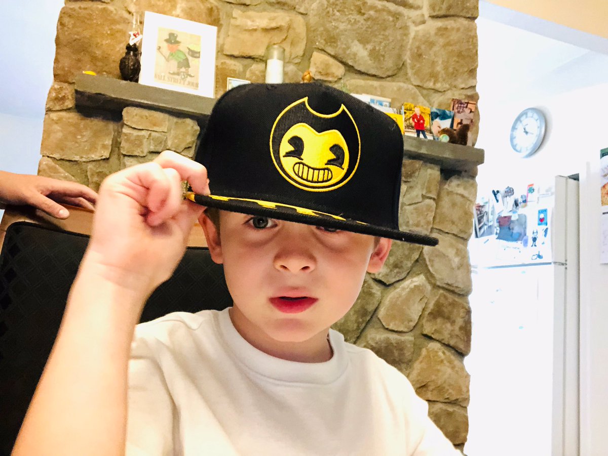 RedKingKitchen's tweet image. @Bendy Check out my son's awesome new hat!