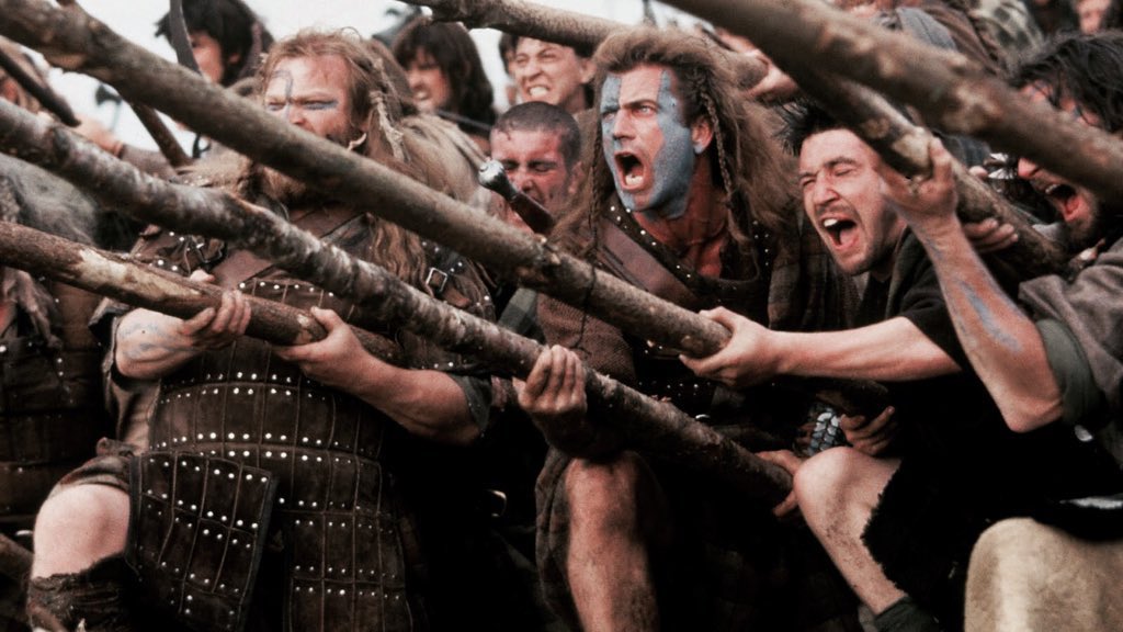 MultiversoTM's tweet photo. Hoy hace 27 años que se estrenó la gran película "Braveheart".

https://t.co/xnR7d7SzAS