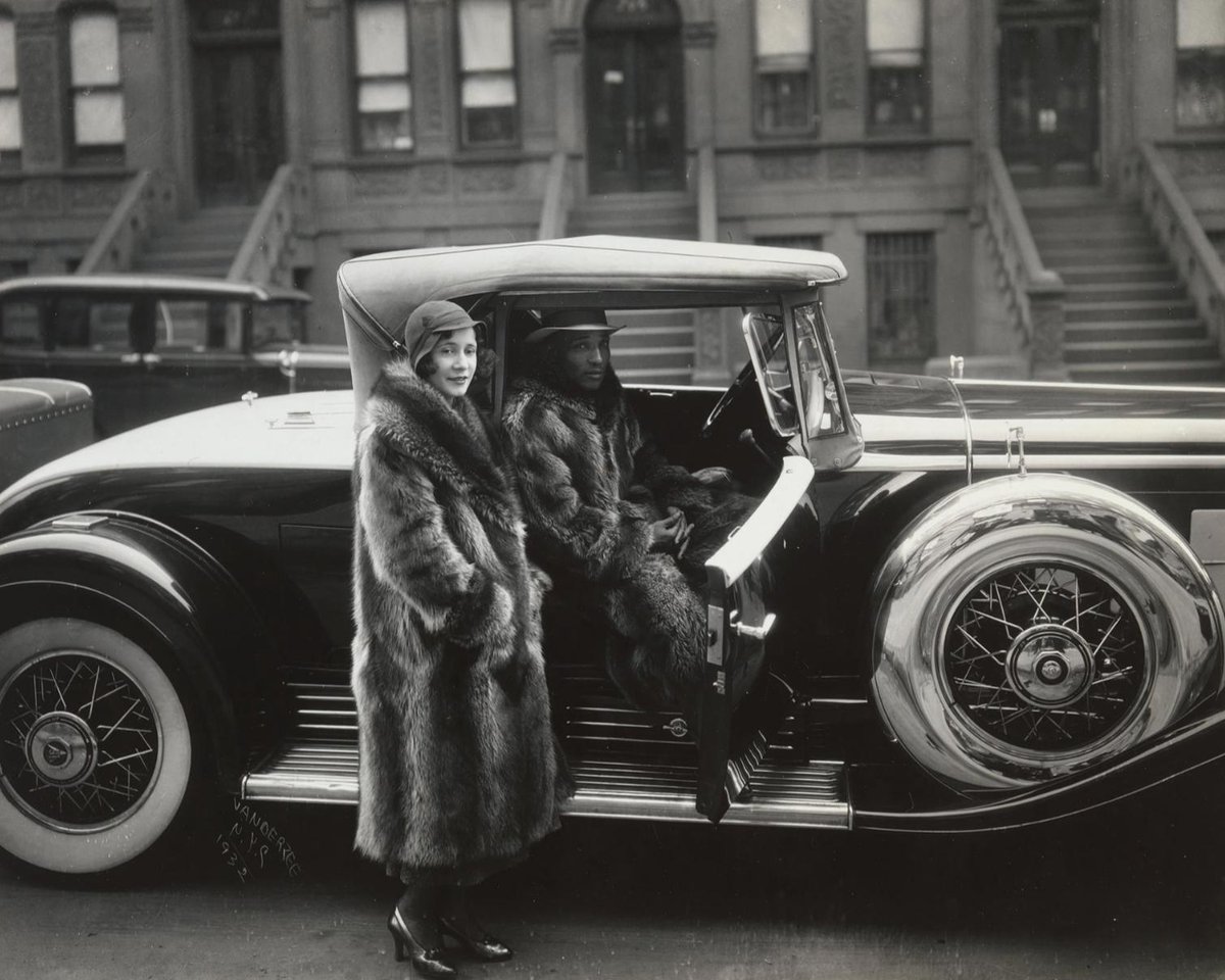 James Van Der Zee. Couple, Harlem. 1932. Gelatin silver print, MOMA