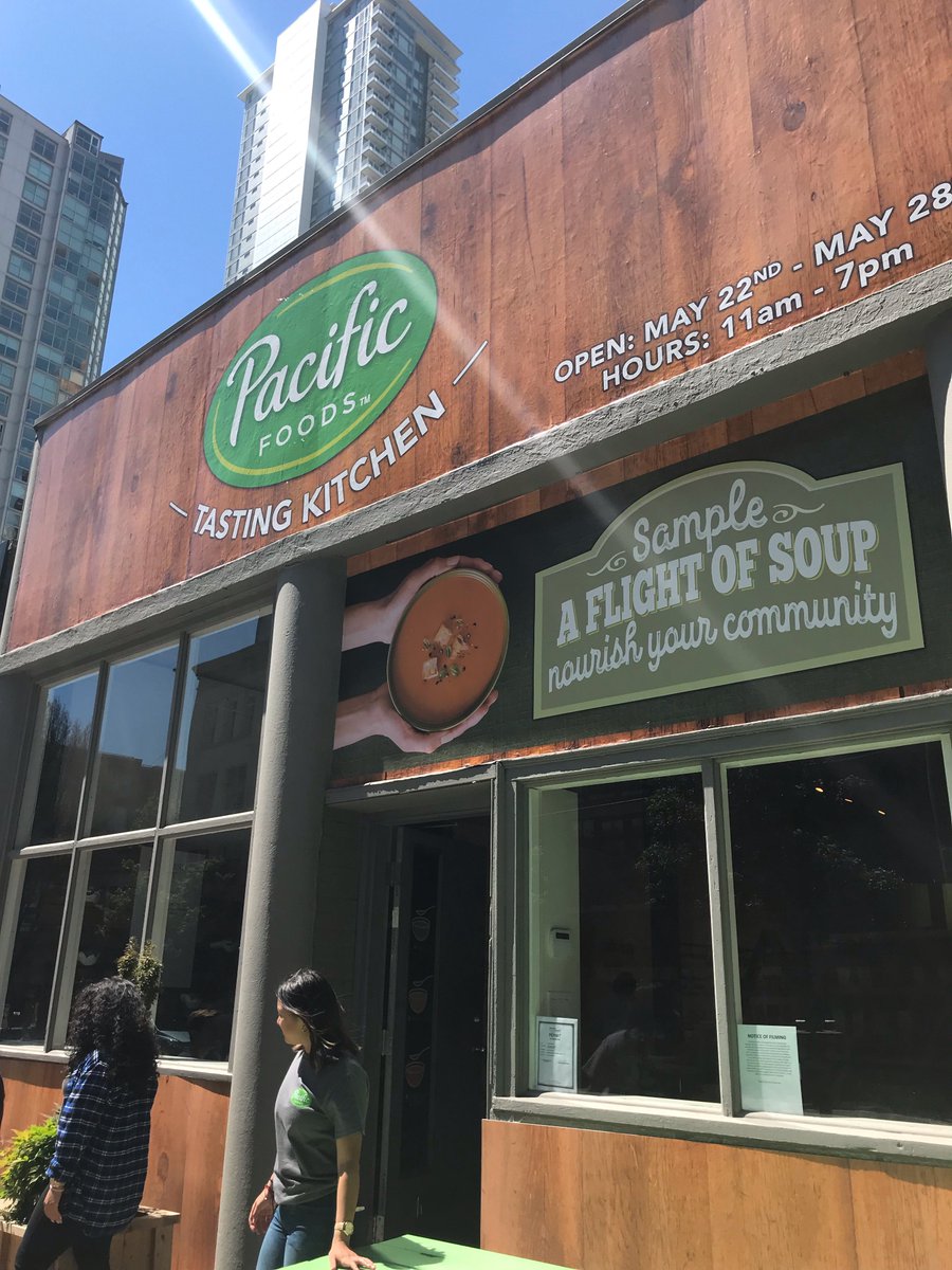 pacificfoods's tweet photo. Looking for something to do this weekend? Stop by our Pacific Tasting Kitchen at 1263 Homer St, Vancouver to sample 3 Pacific soups. Every flight sampled will support our local partners @ The Dugout Vancouver.  

https://t.co/BatR0espoX

#PacificTastingKitchen #NourishEveryBody https://t.co/vUwKj6emSa