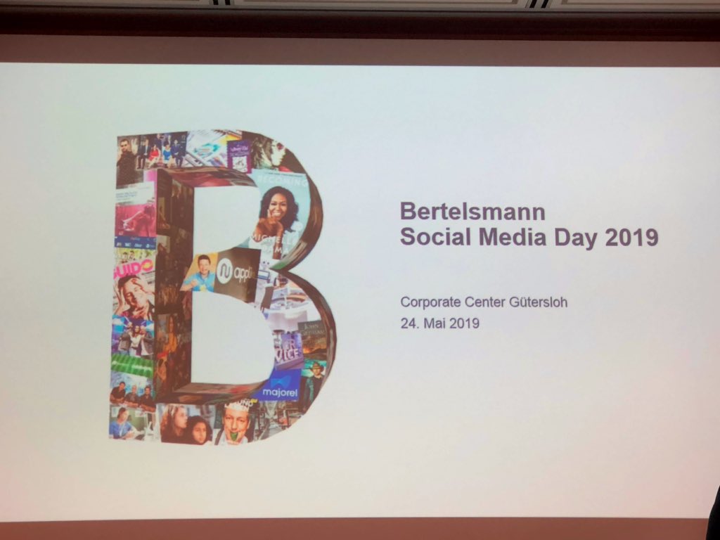 isabell_oh's tweet photo. When the online gang meets offline. Thanks for another fun and insightful social media day, @bertelsmann_com 💥 #bsmd19 #socialmedia @Bertelsmann_DE #LifeAtRTL https://t.co/3L1s6bSeKj
