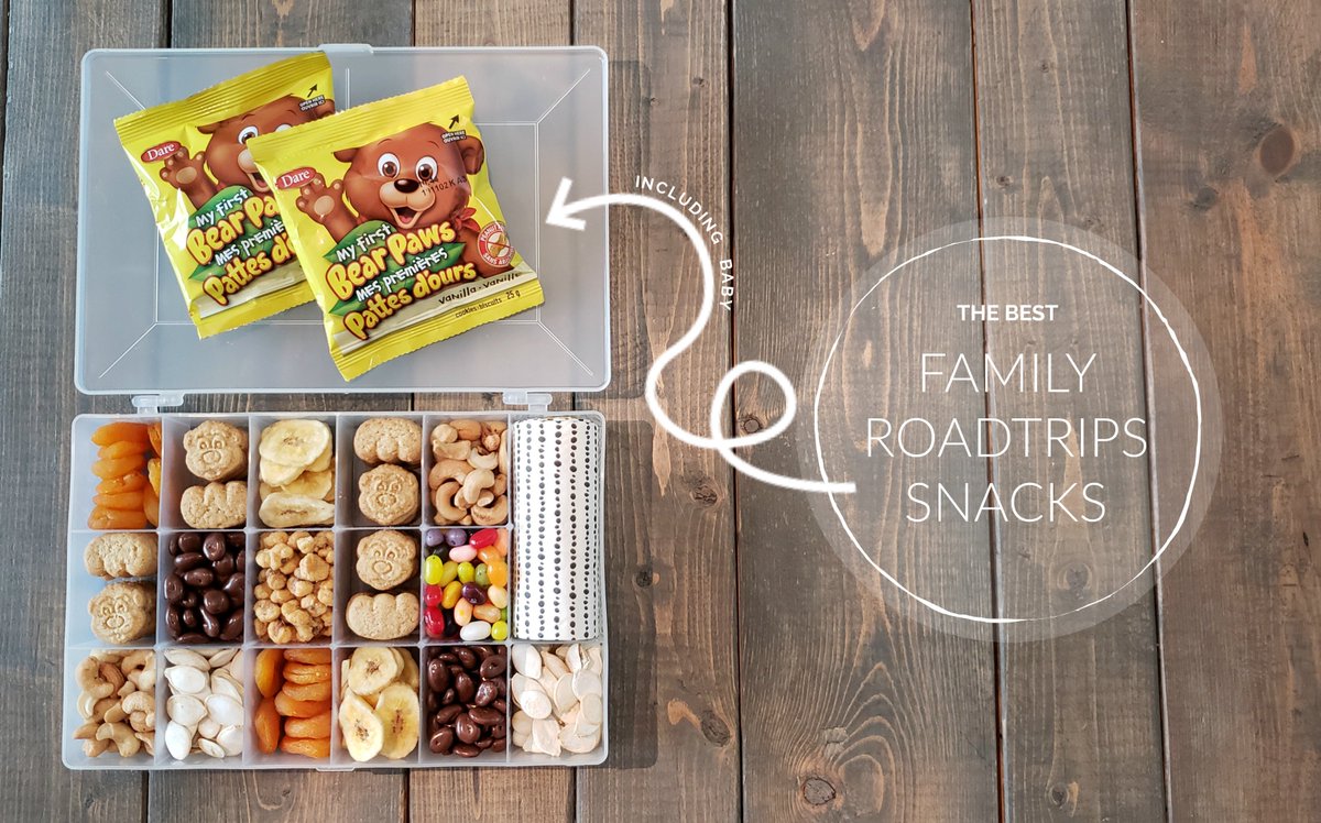 Tairalyn_'s tweet photo. We take snacks very seriously, especially roadtrip snacks. Sharing our family favorites on the site including a new addition. A cookie that's has only 5g sugar per serving! https://t.co/chdctp7zrr #ad #betterfirsts #roadtrip #fridayfeeling https://t.co/XwUPYD56Gs