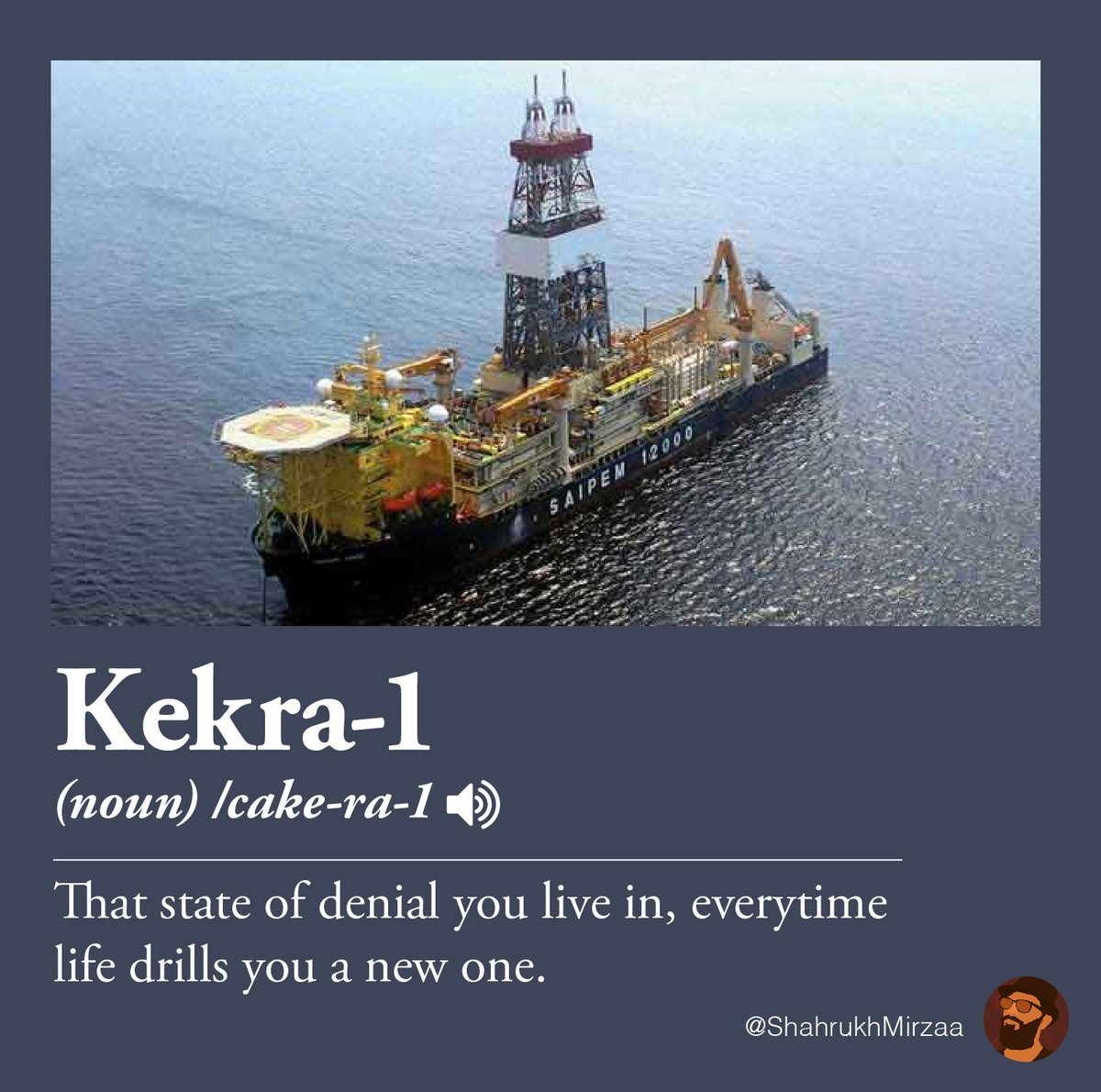 Shahrukhmirzaa's tweet photo. Oil is well. #DesiDictionary #WordoftheDay #Pakistan #kekra1 #oilreserve #Oil
Credit: @SheryMirza411 https://t.co/O0esaKWFdj