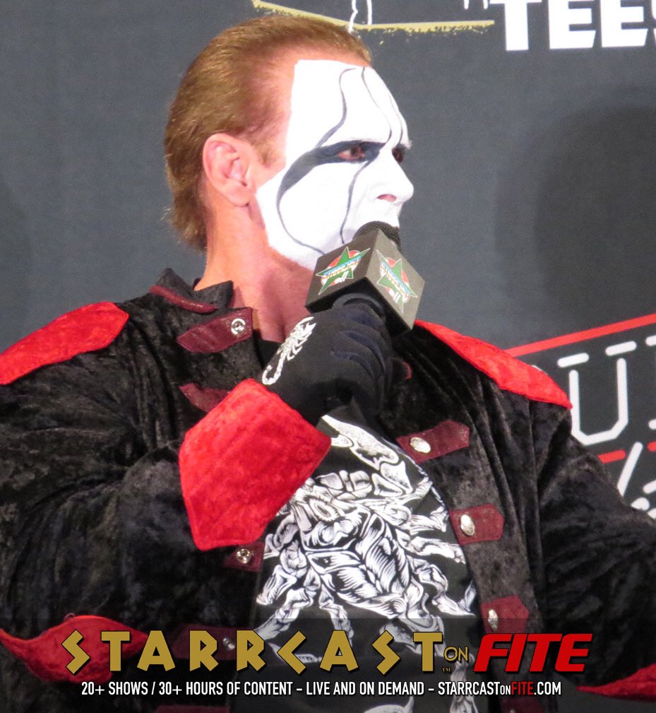 StarrcastEvents's tweet photo. Hear from The Icon himself at #BehindThePaint with @sting!

📺: https://t.co/tZJ5caPQ9I https://t.co/L5dcqPPAAt