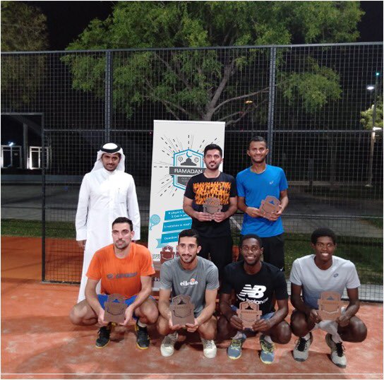PadelQatar's tweet photo. Congratulations to “Nat Even” Team, Champion of Ramadan Padel Teams Tournament 2019 🎾🏆👏🏻 and to the runner up “Al Shahaniya” Team too! Thank you to all the players and congratulations for the level and the fair play shown, we hope you enjoyed!

#padel #padelqatar #Qatar https://t.co/zyfHn4wlEU