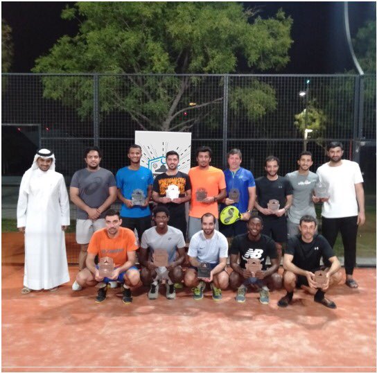 PadelQatar's tweet photo. Congratulations to “Nat Even” Team, Champion of Ramadan Padel Teams Tournament 2019 🎾🏆👏🏻 and to the runner up “Al Shahaniya” Team too! Thank you to all the players and congratulations for the level and the fair play shown, we hope you enjoyed!

#padel #padelqatar #Qatar https://t.co/zyfHn4wlEU