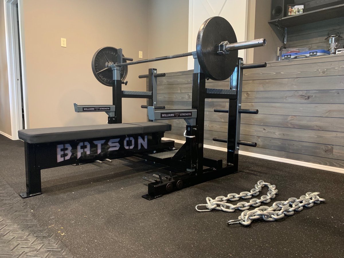 hdabernethy's tweet photo. Dropped off the this Williams Strength Signature Competition Bench at Coach Batson’s house!  Lake Keowee Barbell Club is coming together!  Lake Keowee is pretty nice to! ⁦@CoachBatson⁩ ⁦
#TSS
#WilliamsStrength https://t.co/5v8SY64gdt