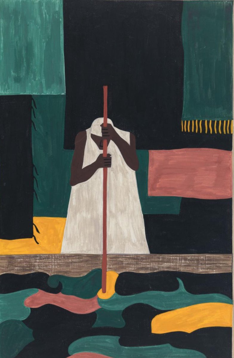 "The female workers were the last to arrive north."#57, Great Migration Series, 1941Jacob LawrenceMOMA