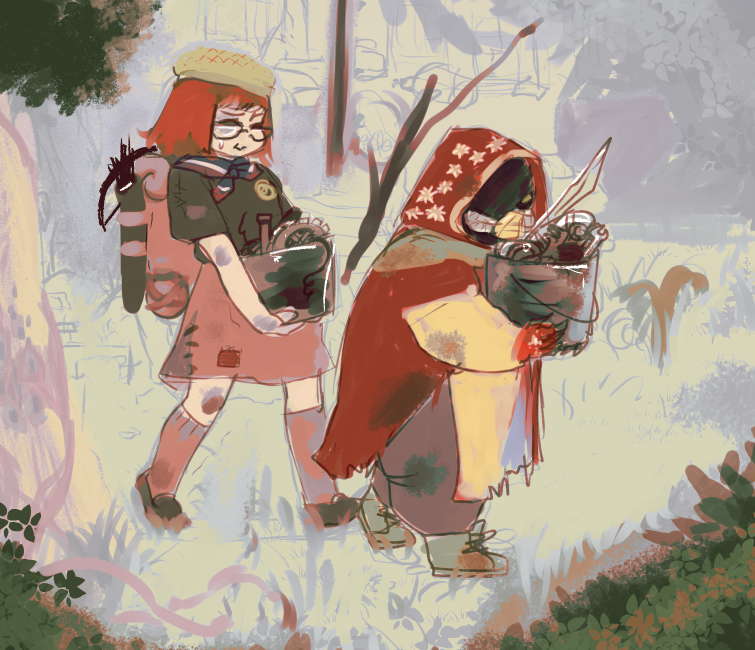 Fallout's tweet photo. Helping Purveyor Murmrgh gather up items!
#Fallout76 #FanartFriday by @cowardrollcake https://t.co/DBdClTUKmF