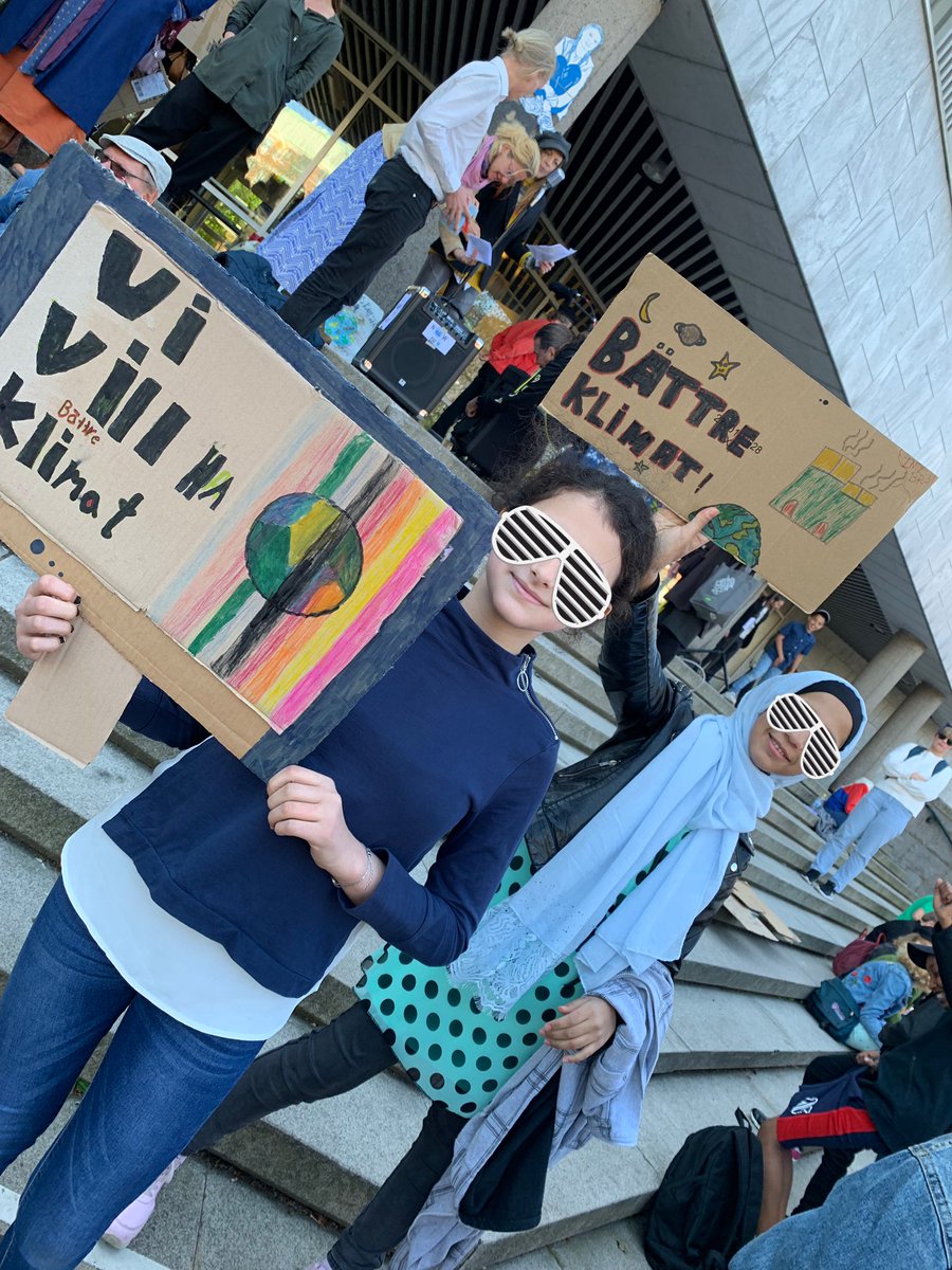 #FridaysForFuture @stenkulaskolan #WeMakeTheWorldABetterPlace