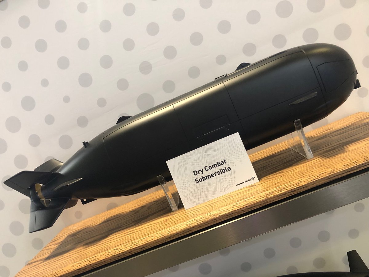 ScottGourley1's tweet photo. While initial SOF Dry Combat Submersibles (DCS)will be ship-launched, current NSW plans target follow-on DCS interface with Blk VI Virginia Class submarines @ShephardNews #SpecialOperationsForum https://t.co/WAwbhfM72U