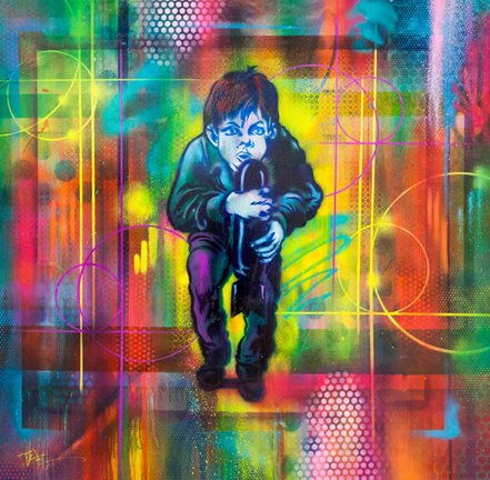 LimitedRuns's tweet image. 2 worlds collide, great collaboration between 2 amazing artists @jimevansTAZ @ogRISK. Medium Acrylic. Enamel. Kandy Car Paint, Metal Flake, Aerosol, Chalk line on Canvas with clear car Lacquer
limitedruns.com/original/origi…