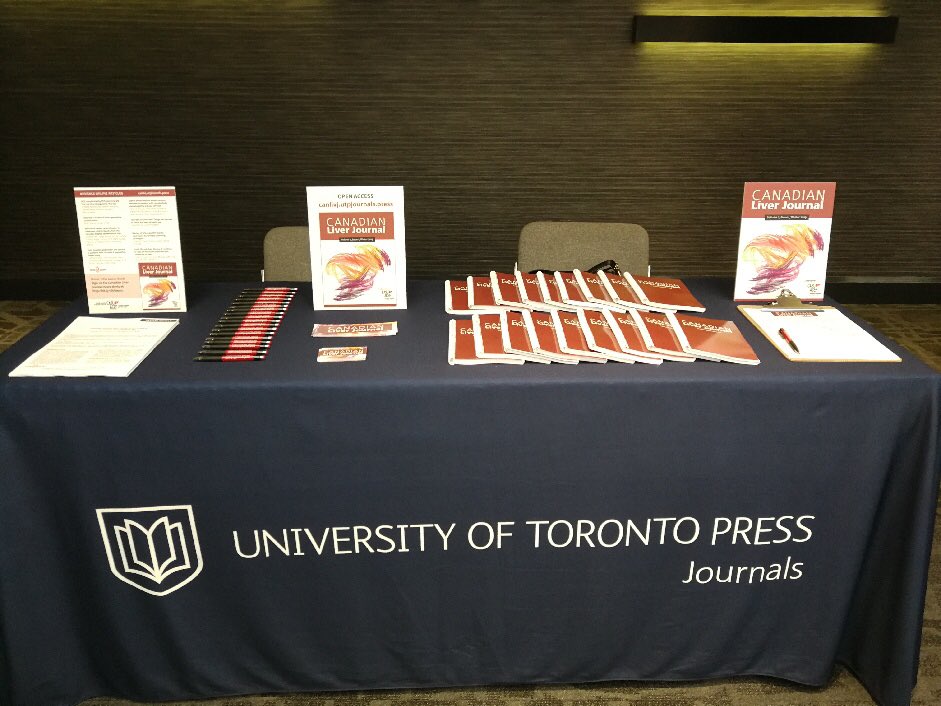 utpjournals's tweet photo. Are you attending the Annual Canadian Liver Meeting?

Come visit us at booth #7 to say hello, grab some swag and see what’s new from the Canadian Liver Journal. 

@CASLupdates @canhepc @LiverNurseCA https://t.co/dOodFmOqII