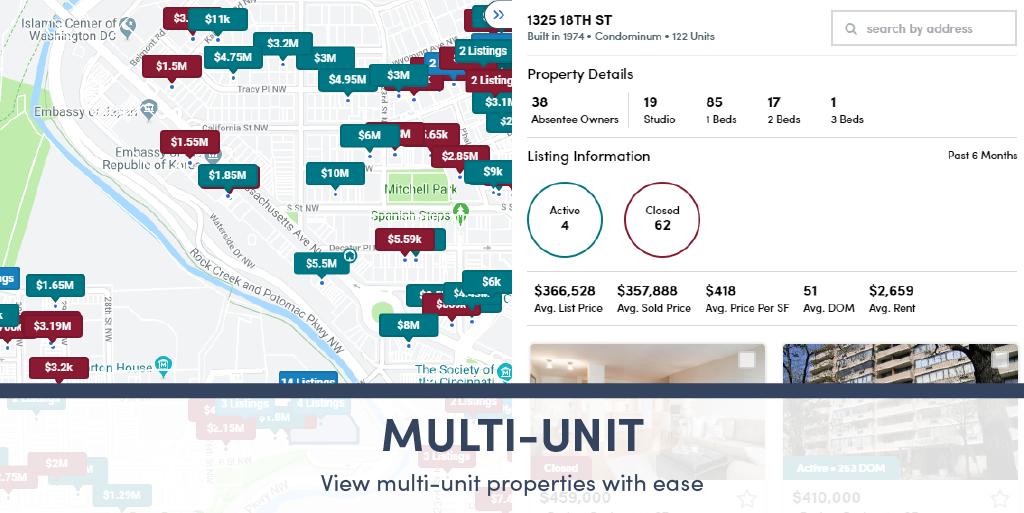 realremine's tweet photo. Multi-Unit Property Cards allow you to quickly view and apply layers on all units within a property.
Log in: https://t.co/qhNnM4CZKK
#remine #featurefriday #multiunit #condo #condosearch #househunting #realestateagent #realtor https://t.co/sEn3wRXBVa