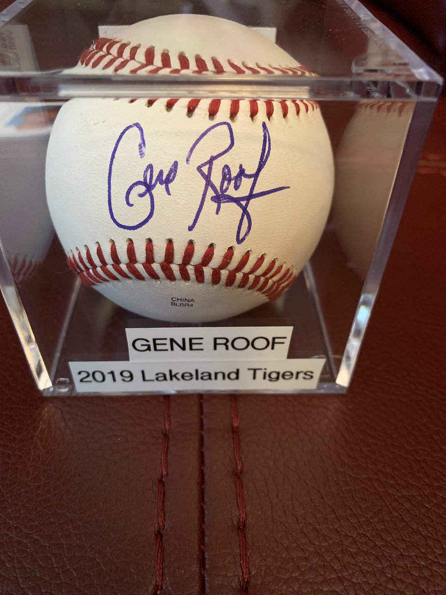 memorabiliaddy's tweet photo. #GeneRoof #baseball @MiLB @LkdFlyingTigers @FloridaStateLg @MLB @MLBNetwork @tigers #IPS #Autograph #Autographs #Autographed #AutographCollector #AutographCollection #ClassAct #GreatGuy #ThankYou #IPSSuccess #IPAutographs https://t.co/kNePPxAJ2k