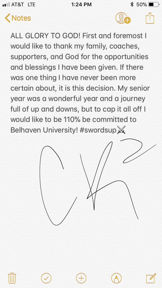 chasekitchens_'s tweet photo. blessed to say Im committed to Belhaven University! #swordsup⚔️ https://t.co/oHrnOzs622