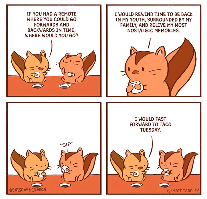 Squirrel talk. 