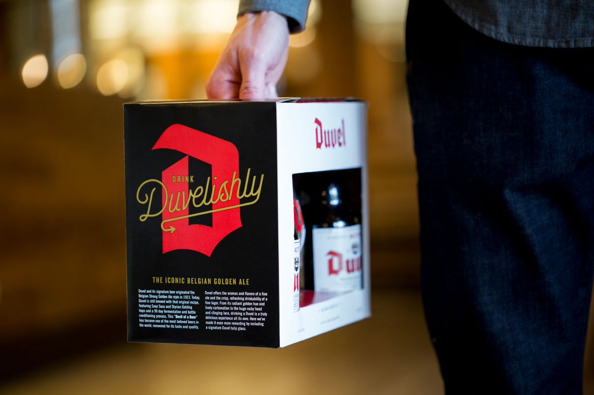 DesignRanchKC's tweet photo. It’s about time to head out of the office, grab a case of beer and meet up with friends and family for some duvelish #memorialdayweekend fun! How’s everyone celebrating? @DuvelBelgium #packagingdesign #drinkduvelishly https://t.co/DtGCM1Adzv