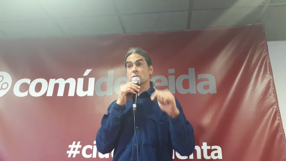 Amb la gent valenta de <a href="/comudelleida/">comudelleida</a> serà possible fer de Lleida una #CiutatValenta. I amb el millor alcalde possible @minutron 😍