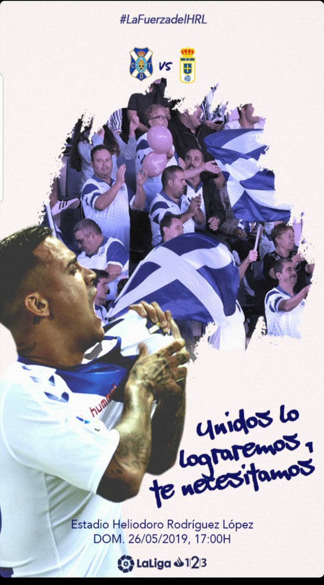 Bonito cartel donde aparece nuestros peña animando sin parar  @CDTOficial #TúNosHacesMejores 
#TenerifeRealOviedo #LaLiga123