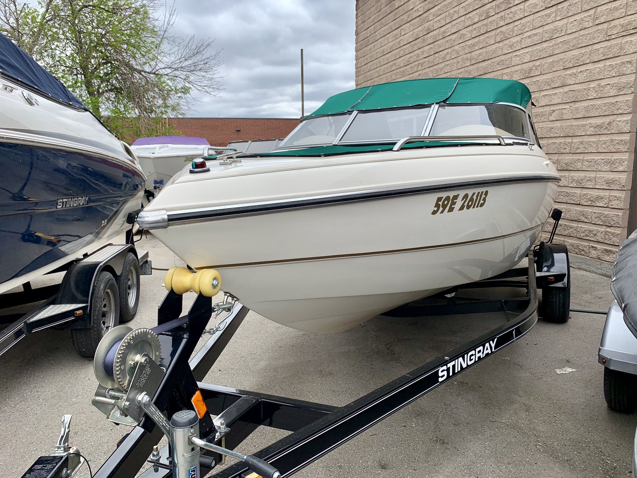 Leisure Marine on X: Mike Brown's pick of the week! A 1999 Stingray 190 RX  with a 4.3L Mercury inboard on a brand new trailer. This boat is super  clean inside and