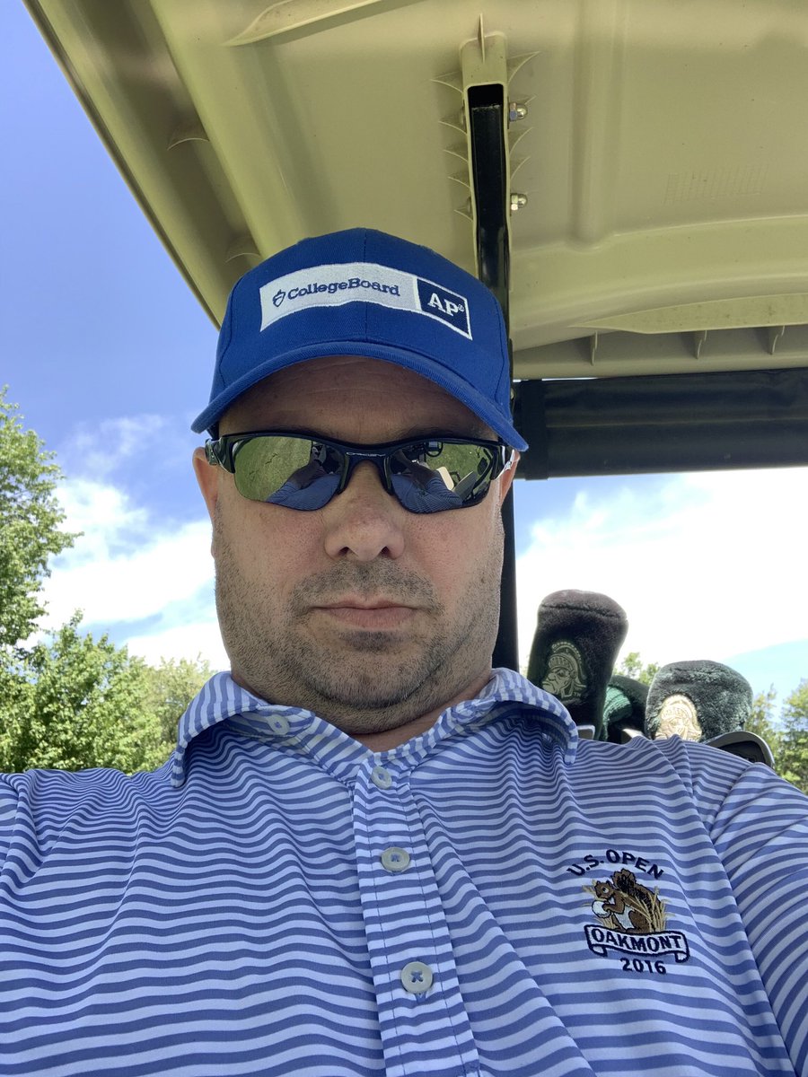 Apparently our President is also not too busy for golf.