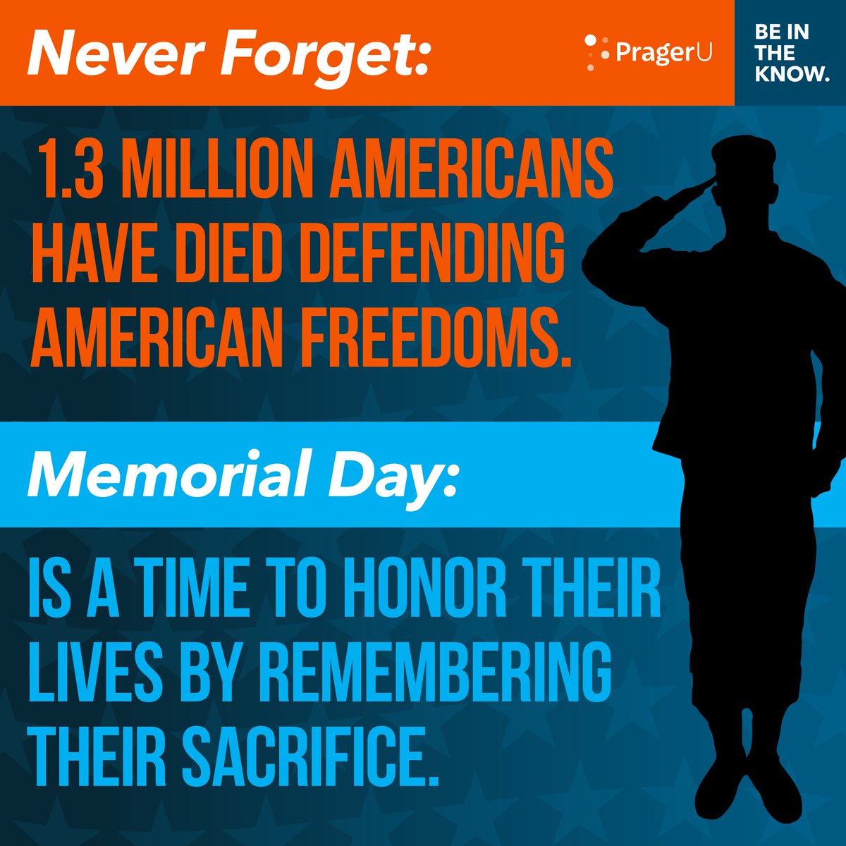 prageru's tweet image. ALWAYS honor those who have made the ultimate sacrifice.